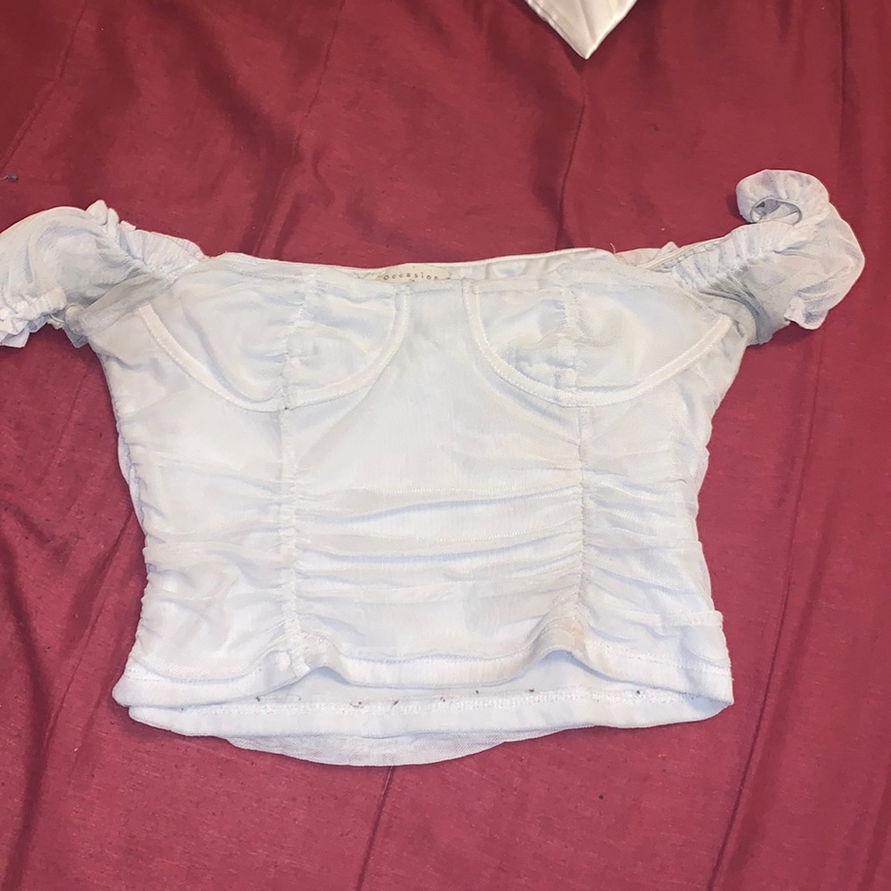 The shirt is tight fitted and the fabric is soft